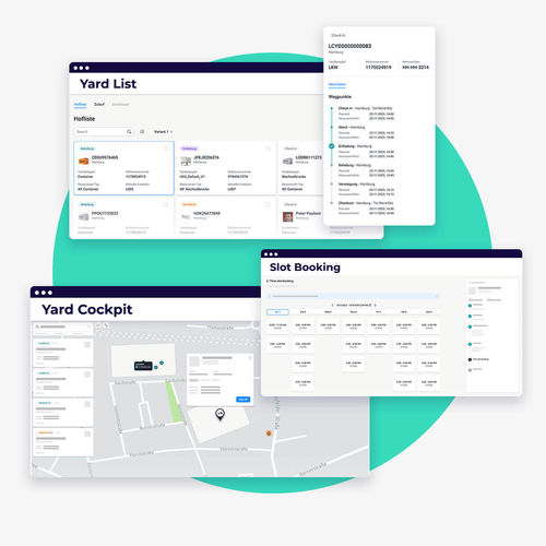 Ressourcen-Management-Software - Yard Management - myleo / dsc leoquantum GmbH - Dockmanagement / Visualisierung / Planung