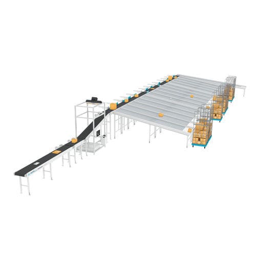 Sortieranlage mit Schieber - BOWE INTRALOGISTICS - für Intralogistik / optisch / automatisch