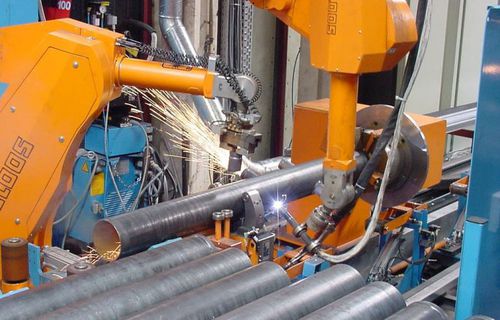 Rohrproduktionszelle - Fire Protection Solutions Group - automatisch / Roboter
