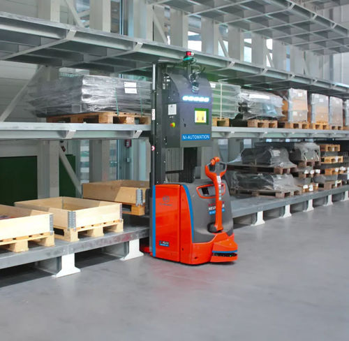 Elektrischer Stapler - Neumaier Industry GmbH & Co. KG - automatisiert / Paletten / für Materialumschlag