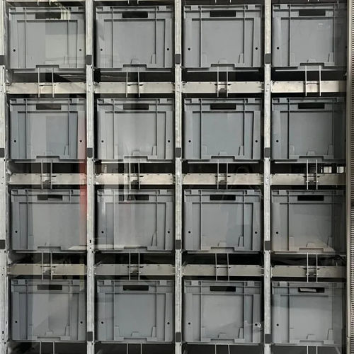 Vertikales automatisches Lagersystem - Cellgo GmbH - Kisten / modular