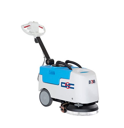 Handgeführte Scheuersaugmaschine - B38 C - DEC SPA - batteriebetrieben / kompakt
