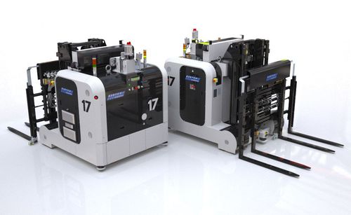 FTF-Stapler - System Logistics S.p.A. - batteriebetrieben / für Produktion / für enge Gänge