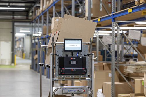 Multi-Kommissionieranlage - PickCart - Pcdata Logistics Automation - pick & put / pick-to-light / für die Tabakindustrie