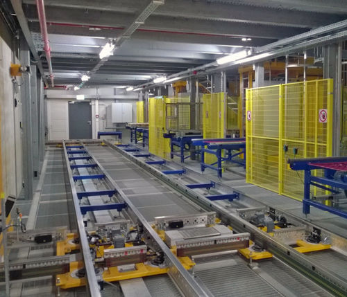 Schiene zum Fördern - PENTANOVA CS GmbH - Stahl / mit Röllchen