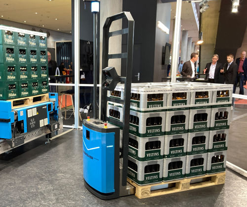 Transport-FTS - PENTANOVA CS GmbH - fahrerlose Kommissionierer / für Lagerhallen / für die Logistik
