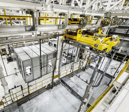 Produktionslinie für Oberflächenvorbearbeitung / Flammen - PENTANOVA CS GmbH - automatisch