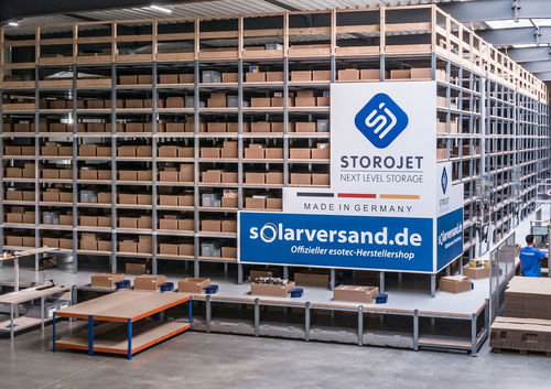 Warenlager-Regal - ICO Innovative Computer GmbH Storojet GmbH - Fachboden / dynamisch / verstellbar