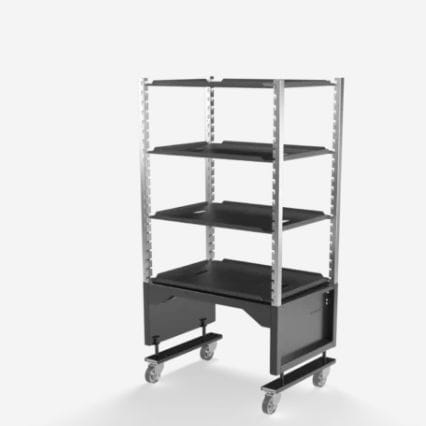 Wagen / 4 Regalbretter - 130-588 – OMRON - Nord Modules A/S - für Materialumschlag