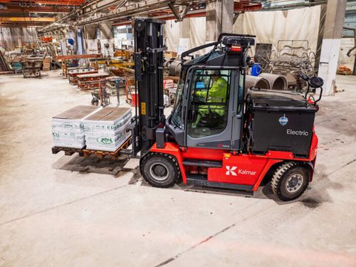 Elektrischer Gabelstapler - ECG50–90 - Kalmar Germany GmbH - Sitz / Industrie / für Materialumschlag