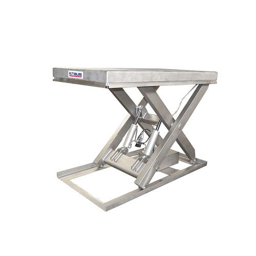Hubtisch mit einfacher Schere - TL 1000SS stainless steel - KRAUS Betriebsausstattung und Fördertechnik GmbH - elektrohydraulisch / festinstalliert