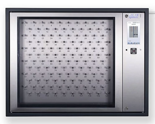 Schrank für elektronische Schlüssel - ecos systems GmbH - Lager / wandmontiert / Edelstahl