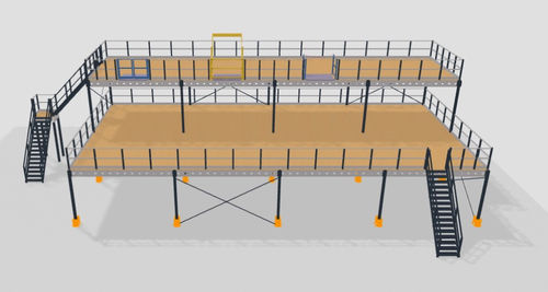 Maßgefertigter Stahlbaubühne - Profielnorm East Sp. z o.o. - bodenstehend / für Gebäude / für Industrieanwendungen