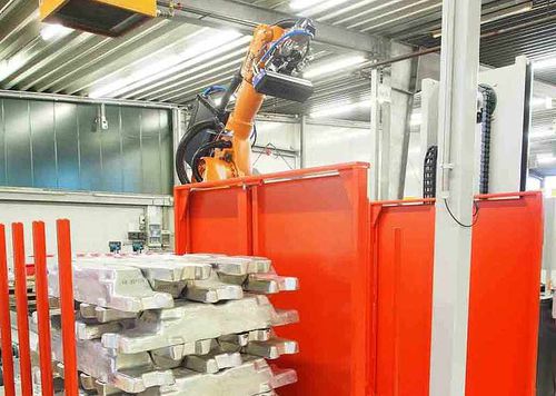 Vollautomatischer Entpalettierer - SMB International GmbH - Roboter / Paletten / für die Lebensmittelindustrie