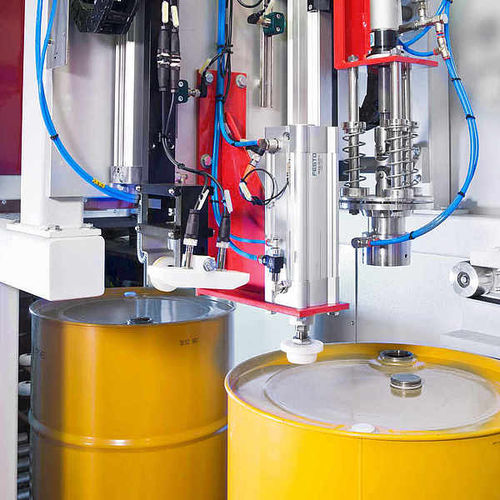 Lineares Füllsystem - SMB International GmbH - vollautomatisch / Fass / zylindrisch