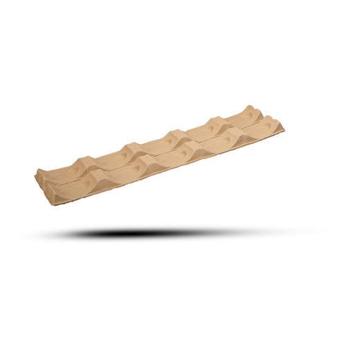 Auflagesattel aus geformtem Zellstoff - Pulp-Tec GmbH & Co KG - für Spulen / biologisch abbaubar / wasserabweisend