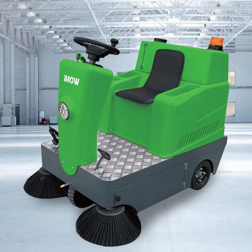 Aufsitzkehrmaschine - ZL J1100 - iMOW - elektrisch / für Außenbereich / Staub