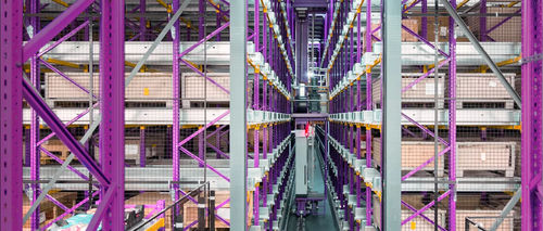 Kompakter Shuttle-Lagersystem - StoreBiter® OPS - GEBHARDT Intralogistics Group