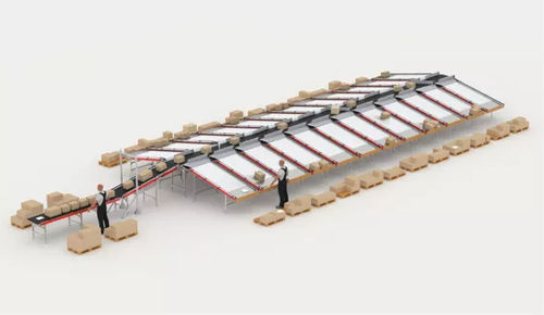 Automatisches Sortiersystem - ArmSorter - GEBHARDT Intralogistics Group - für Karton