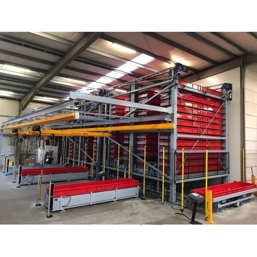 Vertikales automatisches Lagersystem - BI.MAG - CIAMPALINI COSTRUZIONI MECCANICHE SRL - Paletten / für Rollen / für Rohre