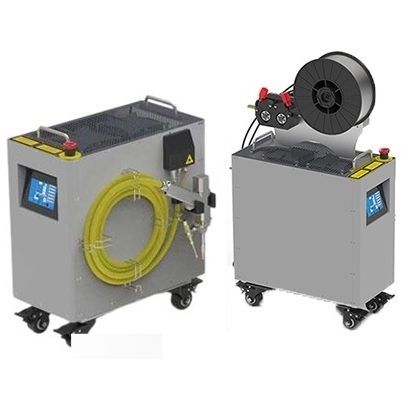 Faserlaser-Schweißmaschine - LASERBERG TECH SRL - manuell / mit Rollen / für Kunststoff