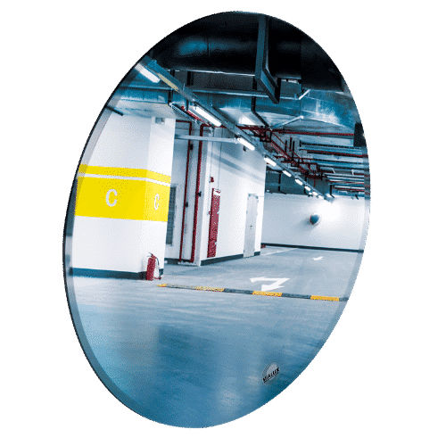 Konvexer Spiegel - 103 ESP - Vialux - rund / aus Polymir® / Sicherheit