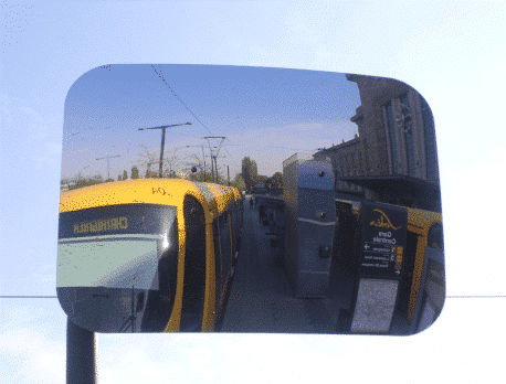 Verkehrsspiegel - TRAMIR® - Vialux - rechteckig / aus Polymir® / unzerbrechlicher