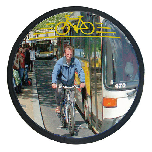 Runder Spiegel - CYCLOMIR® - Vialux - konvex / aus Polymir® / Verkehr