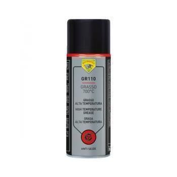 Schmierfett - GR110 - GRASSO ALTA TEMPERATURA 700&deg; SPRAY - ECO SERVICE SRL - haftungshemmend / Molybdänbisulfit / für Wälzlager