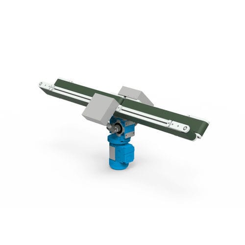 Flexibles Förderband - RIBOLI SRL - per Ansaugung / Aluminiumprofil / mit Rollen