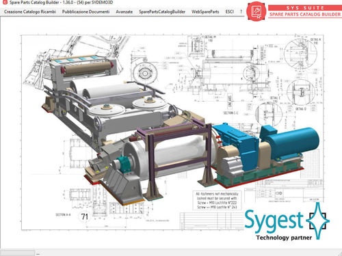 Management-Software - Spare Parts Catalog Builder - SYGEST SRL - Qualität / CAD / Entwicklung