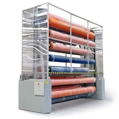Vertikales Umlaufregal - 10 A - OTEMAN - Advanced Cutting Technology SAU - für Rollen / für Stoffrollen