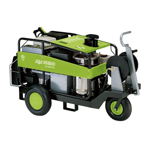 Heißwasser-Hochdruckreiniger - SKID FUEGO 180/18 - ICA - Benzin-Motor / mobil / für Gabelstapler