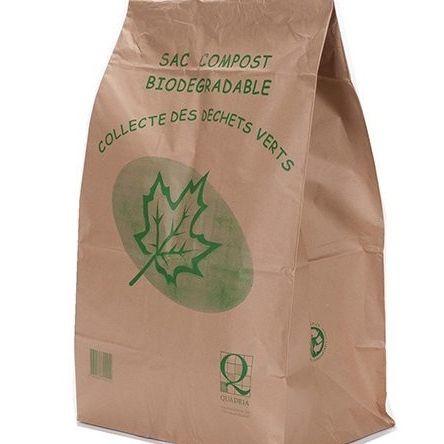Biologisch abbaubarer Sack - QUADRIA - Papier
