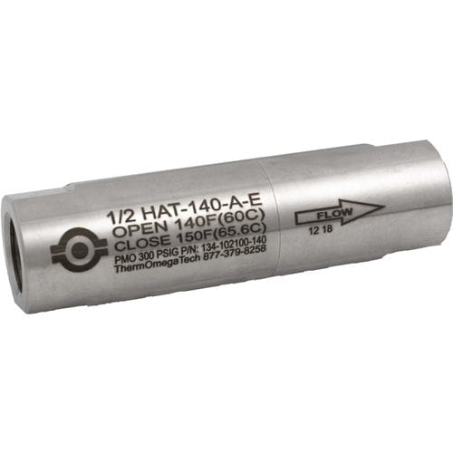 Thermostatisches Ventil / Temperaturstell - HAT - SOCLEMA - Edelstahl / für Gas / für Flüssigkeiten