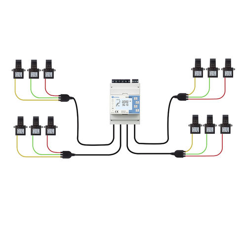 Drehstromzähler - TC55M-RJ-4 NON-MID - Rayfull Electric Technology(Zhejiang)Co., Ltd. - Modbus / mit LCD-Display / für mehrere Stromkreise