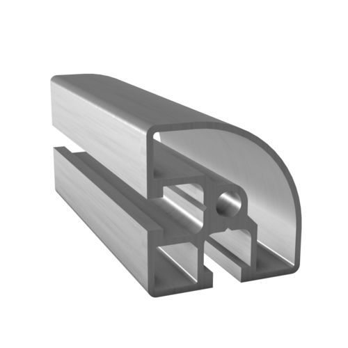 Profil / anodisiertes Aluminium - B0940 - trimat srl - gerillt / gebogen / für Industrieanwendungen