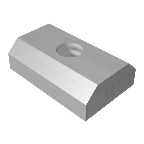 Mutter mit Keilsicherung - F2425 - trimat srl - galvanisiertem Stahl / Gewinde / für Profilmontage