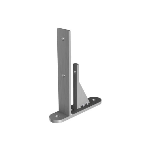 Bodenflansch / galvanisiertem Stahl - J3102 - trimat srl - für Profilmontage