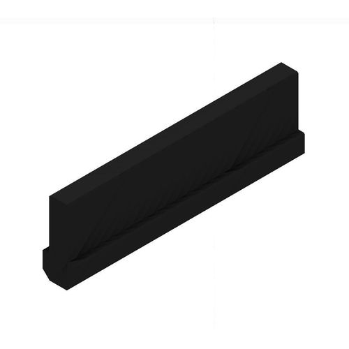 Profil / Polyethylen mit geringer Dichte LDPE - M4932 - trimat srl - gerillt / für Industrieanwendungen / Führung