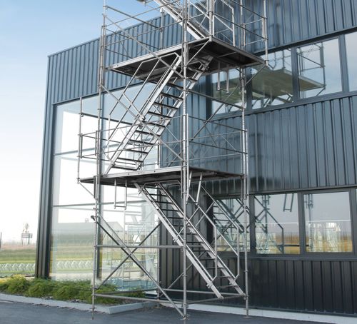 Mobiler Gerüstturm - FORTAL - stationär / Fassaden / modular