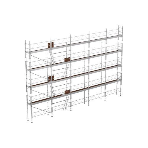 Stationäres Gerüst - FORTALU160 - FORTAL - Fassaden / modular