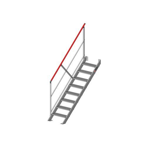 Gerade Treppe - F81145 series - FORTAL - Aluminium