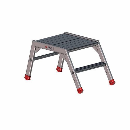 Aluminium-Trittleiter - F05030000 series - FORTAL - mit 4 Stufen