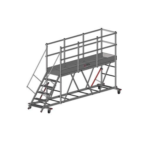 Arbeitsplattform - F809000 series - FORTAL - mobil / für Abfall