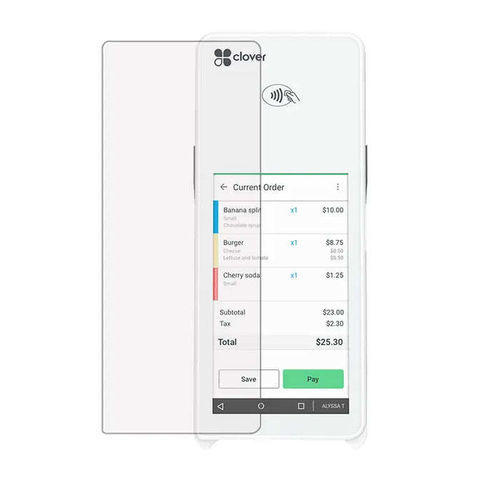 Glas-Frontglas - Clover Flex 2 - C403 - AgozTech LLC - Polymer / für die Lebensmittel- und Getränkeindustrie / für Display