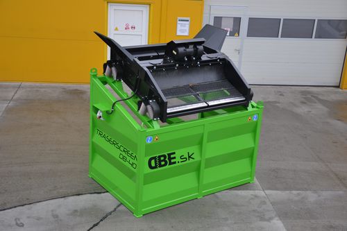 Siebmaschine für Baustellen - DB-40 - dbe.sk - mobil / Vibration / für Schüttgut