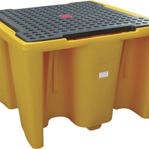 Auffangpalette für IBC-Container - HDF Emballages - Polyethylen / schachtelbar