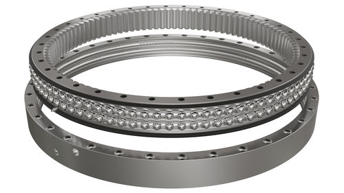 Zweireihige Drehverbindung - Tecma Drive - Innenverzahnung / Kugel / für Hoch- und Tiefbau, Kräne, Bagger