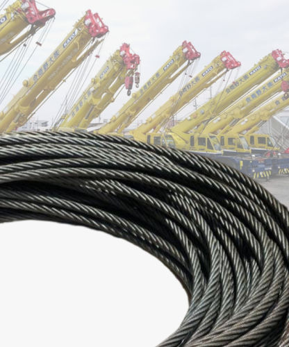 Hebekabel für Geländekran - C.F.WIREROPE, LTD - für Teleskopkran / Stahl / flexibel